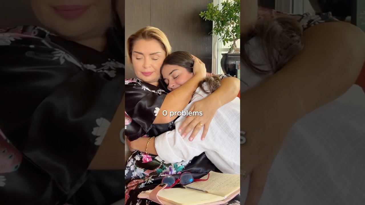A mother&rsquo;s hug solves all problems💖 #podcast