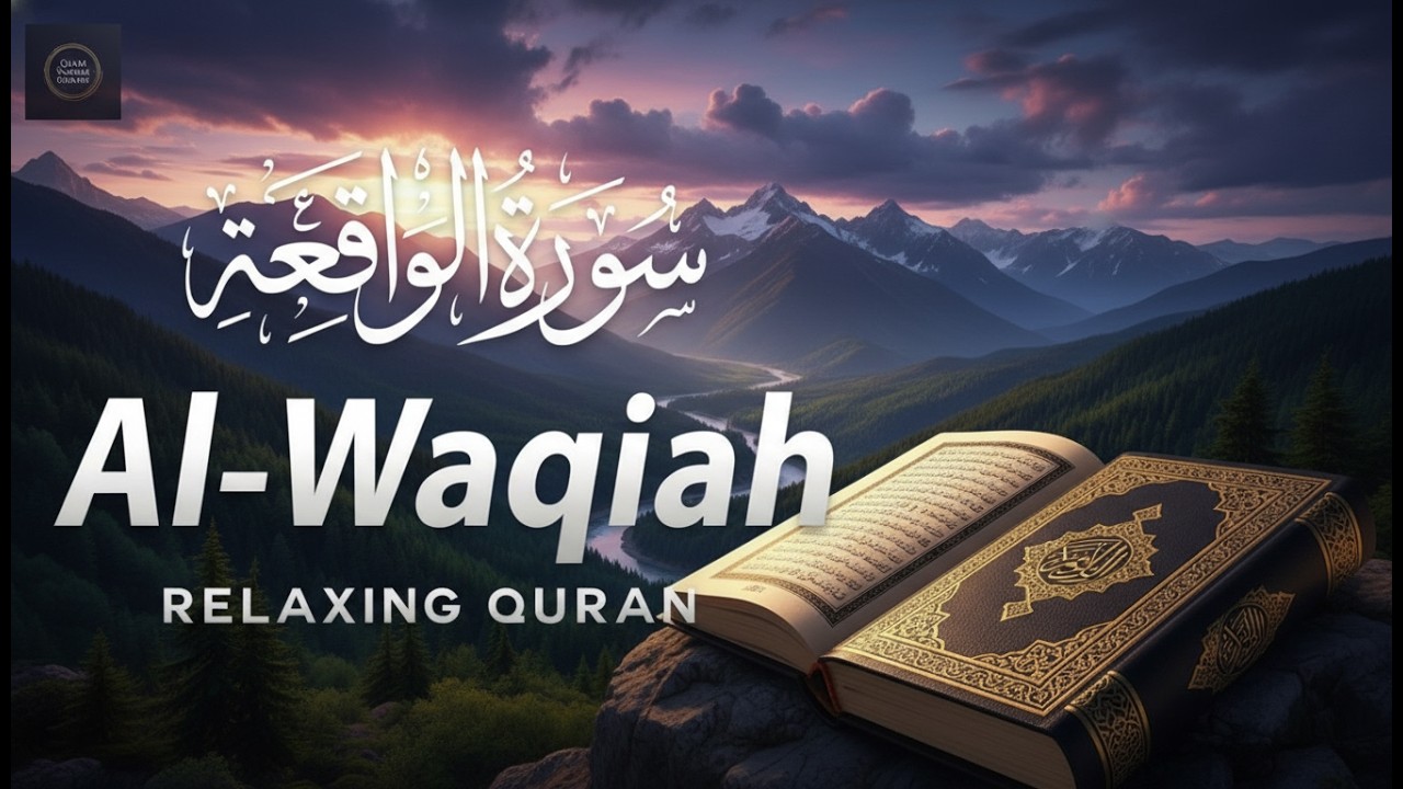 Surah Al Waqiah | Relaxing Quran Recitation For Your Soul | سورة الواقعة