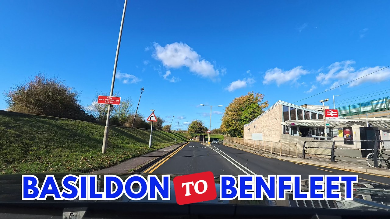 Basildon To Benfleet Train Station | October 24, 2025 🚗✨