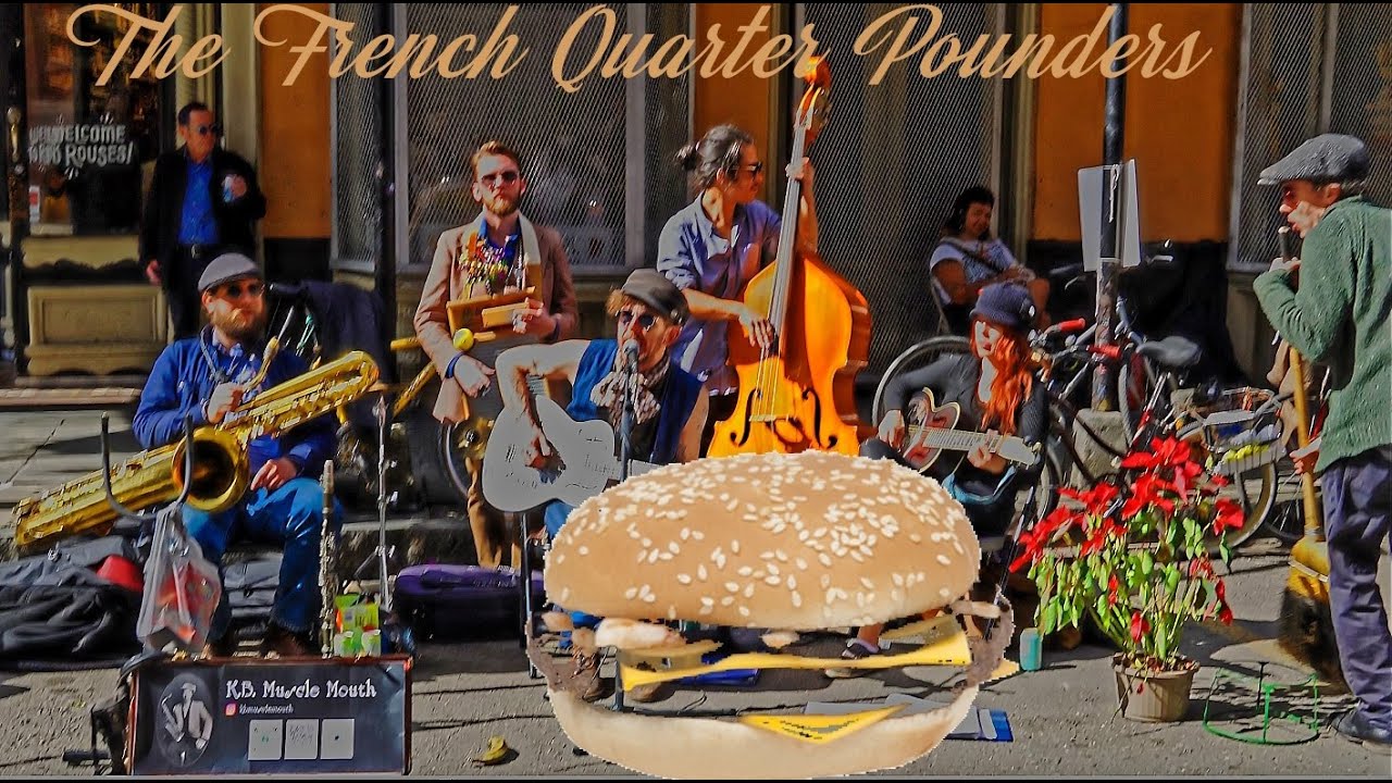 CAUGHT US DOING IT by the French Quarter Pounders (FQP) - 2023 Mardi Gras New Orleans Street Music