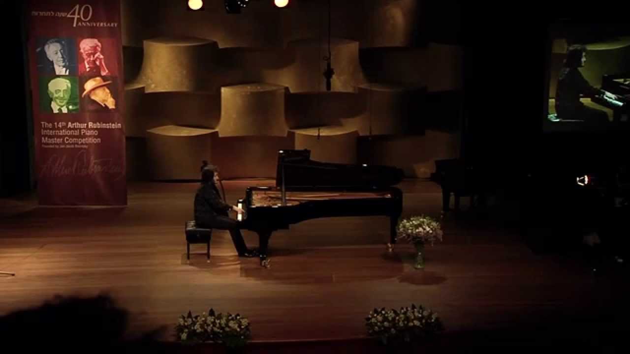 Antonii Baryshevskyi at the 2nd stage of the Rubinstein 2014 competition