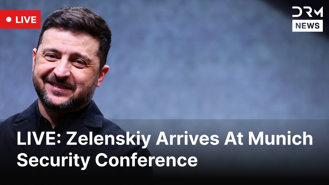 LIVE: Zelenskiy Arrival For Security Talks In Munich | DRM News