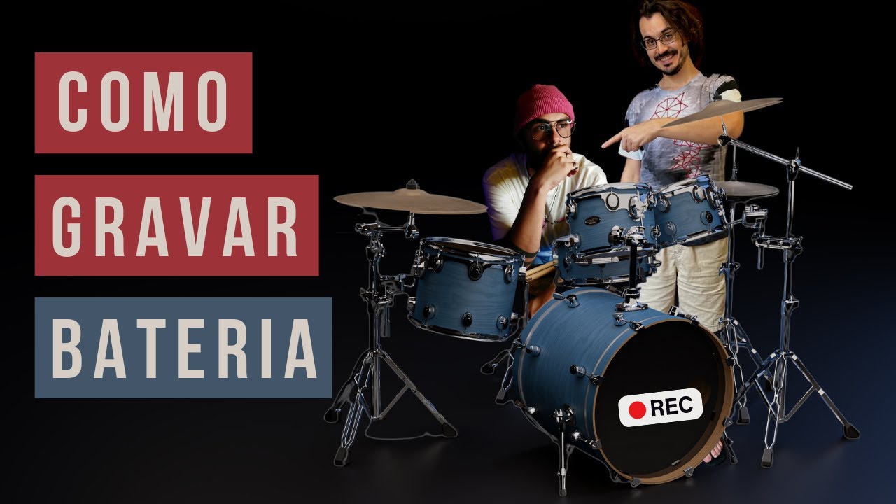 Técnicas de gravação de bateria com Bruno Werner