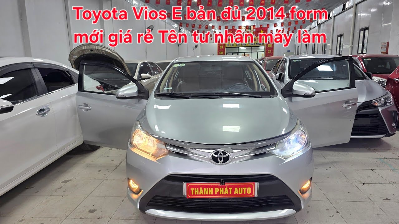 ⚽️ Toyota Vios E bản đủ 2014 form mới giá rẻ | Tên tư nhân máy bảo dưỡng sẵn đi quá ngon! 0913633466