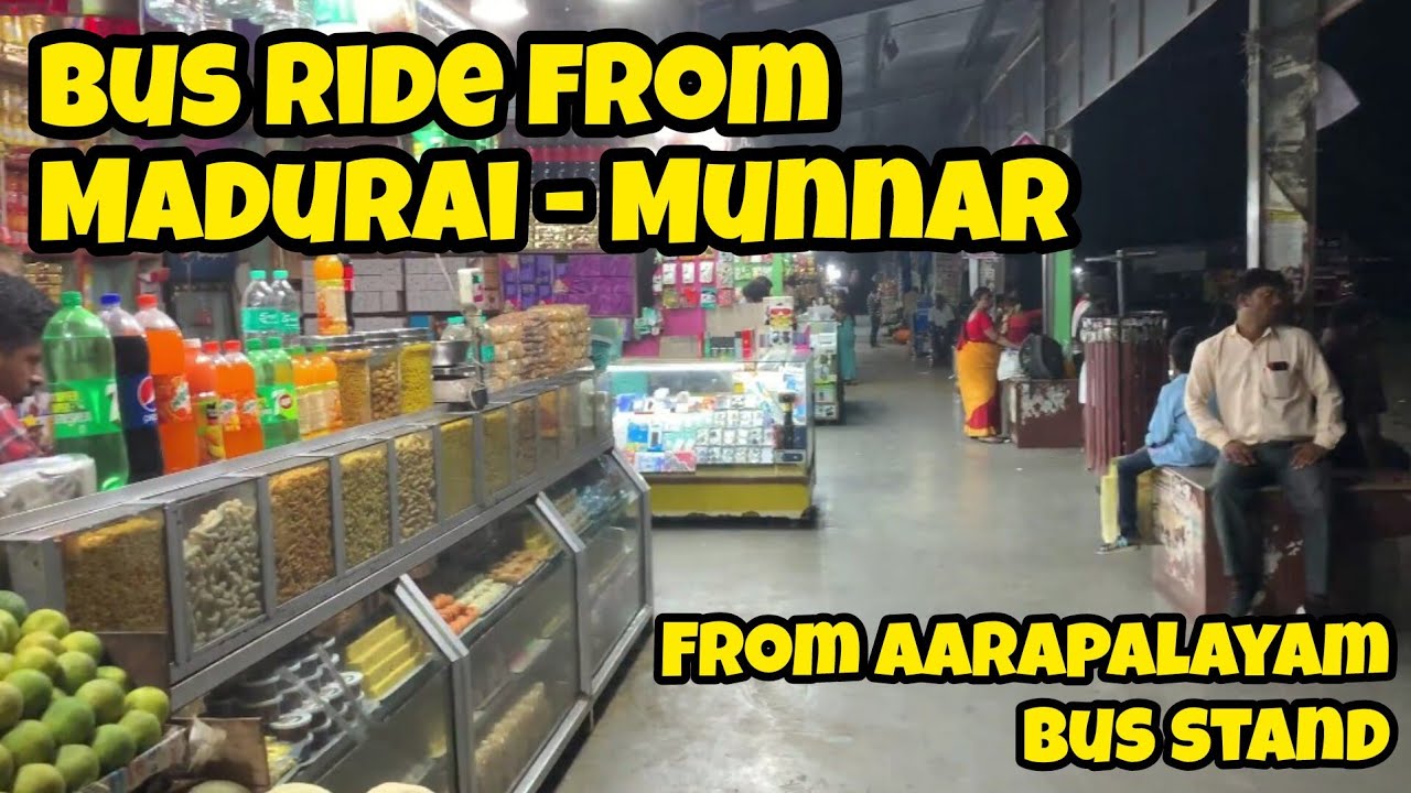 Bus ride from Madurai to Munnar | Just 170 rupees & enjoying Nature & Mist