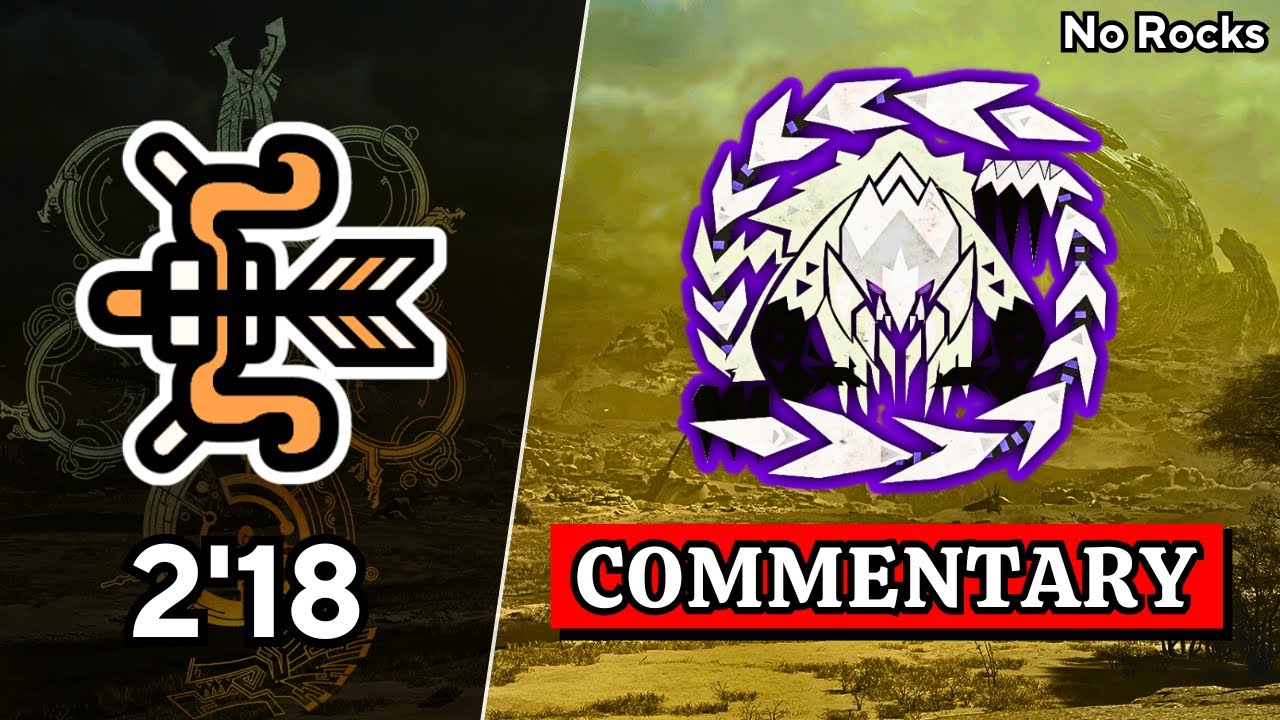 [Commentary] Tempered Arkveld Bow Solo 2'18 (Dragon Piercer, No Heroics) | Monster Hunter Wilds