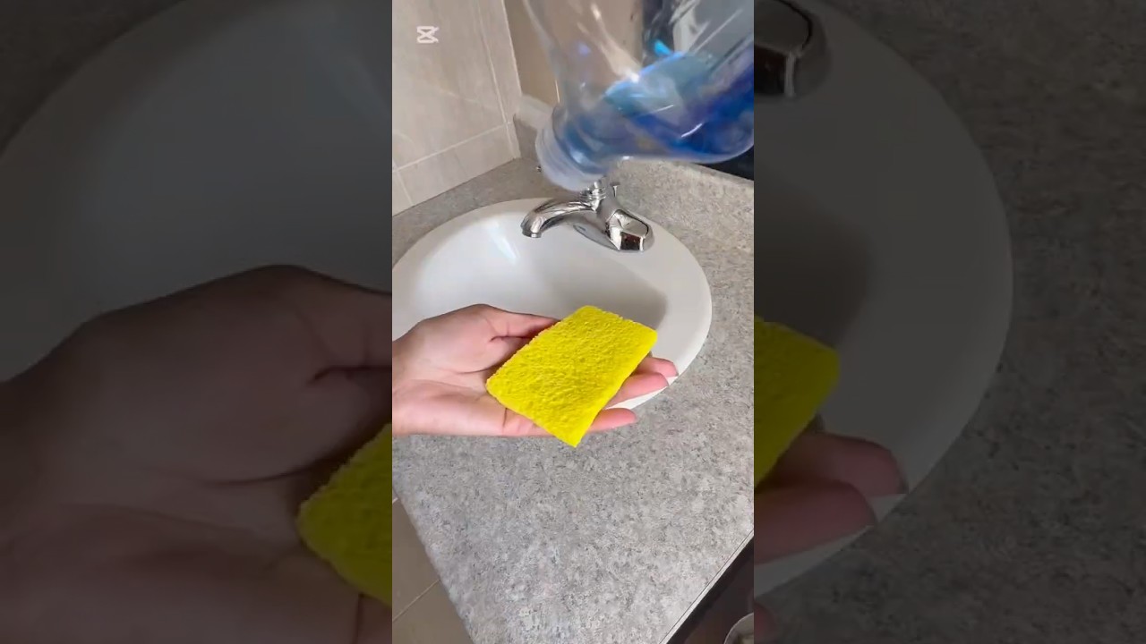 pov: cleaning products are expensive 😅 #asmrcleaning #sinkcleaning #satisfying #sudsy #cleaning