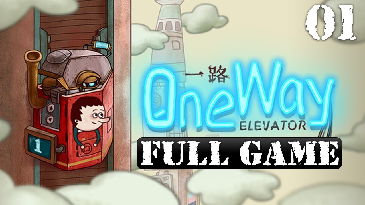One Way:Elevator FULL Walkthrough-part one [SECRET Room & ACHIEVEMENTS] | Cotton Game