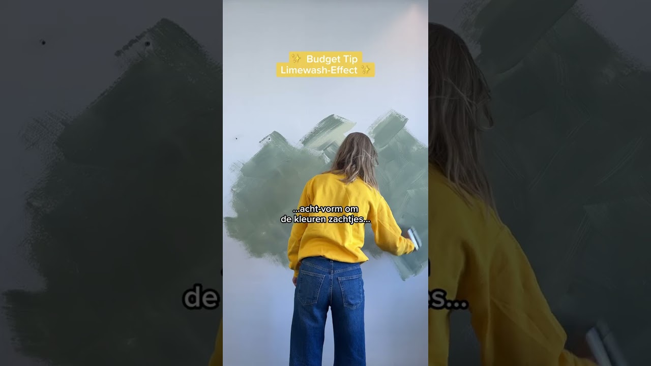 Wil jij ook dat hippe limewash-effect op je muren, maar heb je geen limewash-geld?