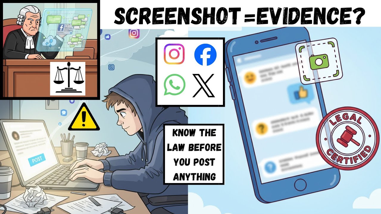 💬 Is Your WhatsApp or Instagram Chat Admissible in Court? | Digital Evidence Law India 65B| Hindi