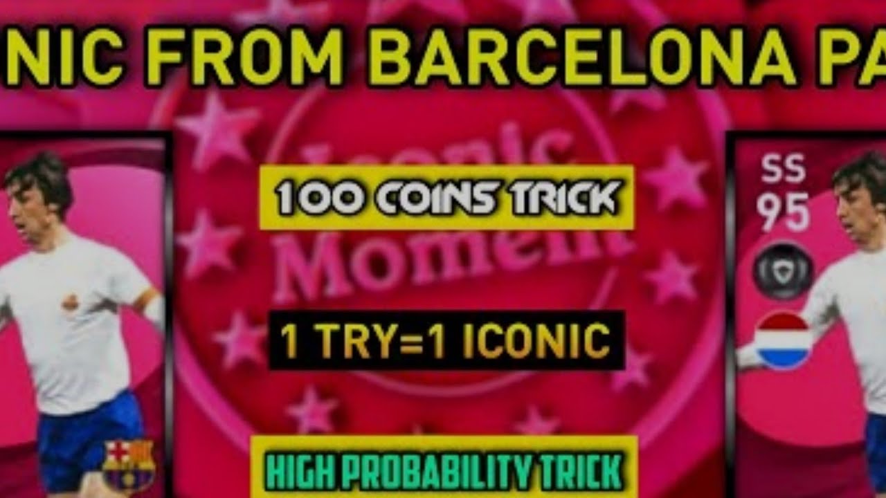 PES 21. FC BARCELONA ICONIC MOMENT TRICK 🤗 99.99% working