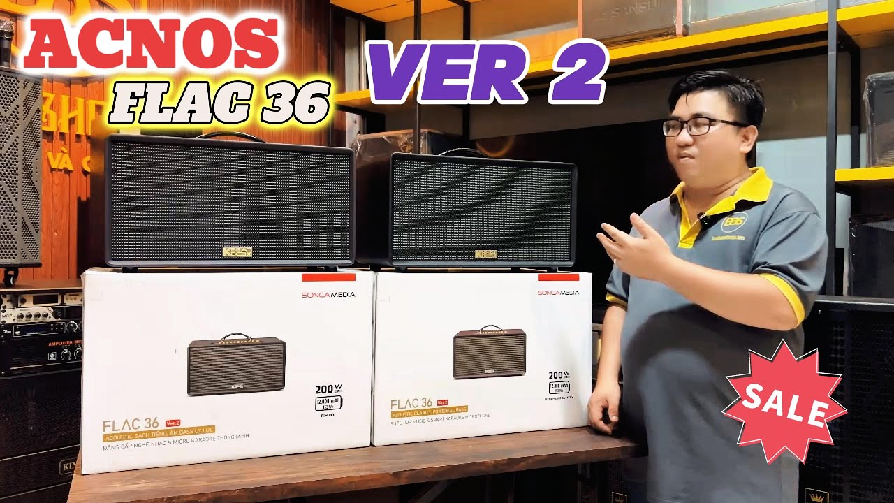 Review Loa Karaoke ACNOS FLAC 36 Ver 2 | Loa Xách Tay ACNOS Cao Cấp Âm Thanh Chuẩn FLAC