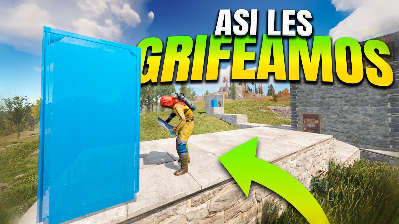 ASÍ es COMO se GRIFEA una BASE- RUST - Gameplay español