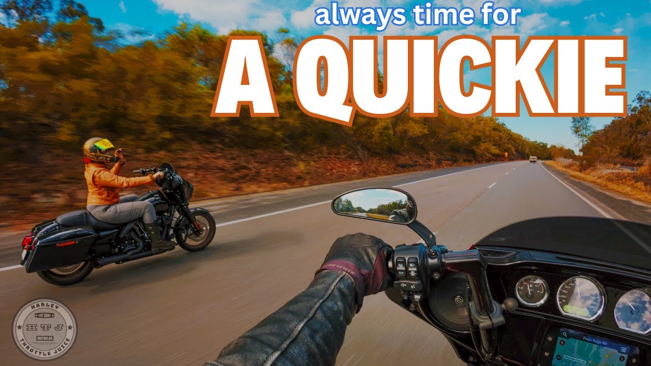We took our Harley-Davidson’s out for a late afternoon ride!
