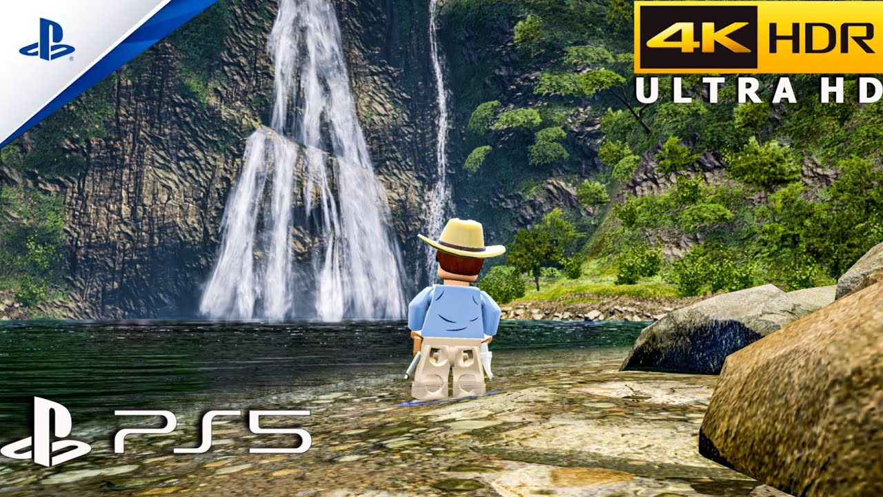 Lego Jurassic World (PS5) 4K HDR Gameplay