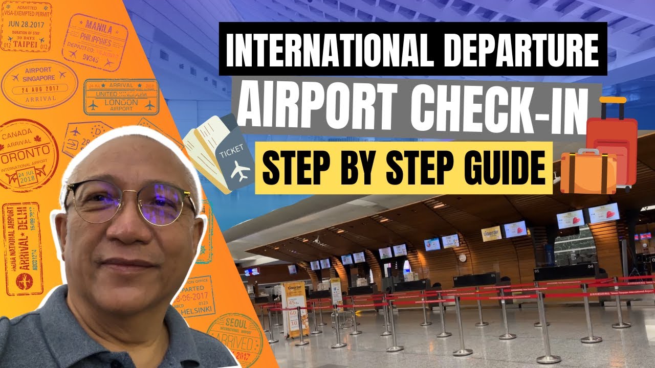 Taoyuan Airport Check-in Guide | T1 Departure | 桃園機場第一航廈辦理登機指南 | VonTeeV | Vlog 42  [ENG SUB/ 中文字幕]