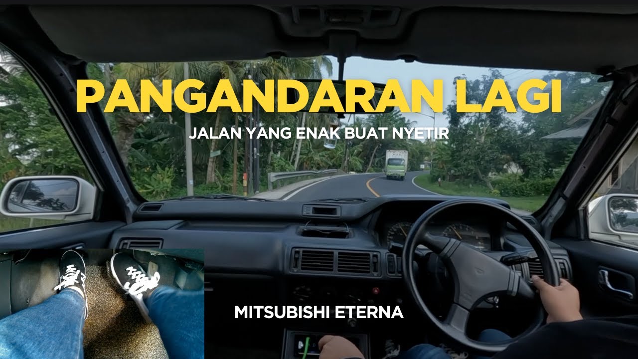 Gak ada bosennya kalo nyetir ke Pangandaran | POV Driving Mitsubishi Eterna GTI