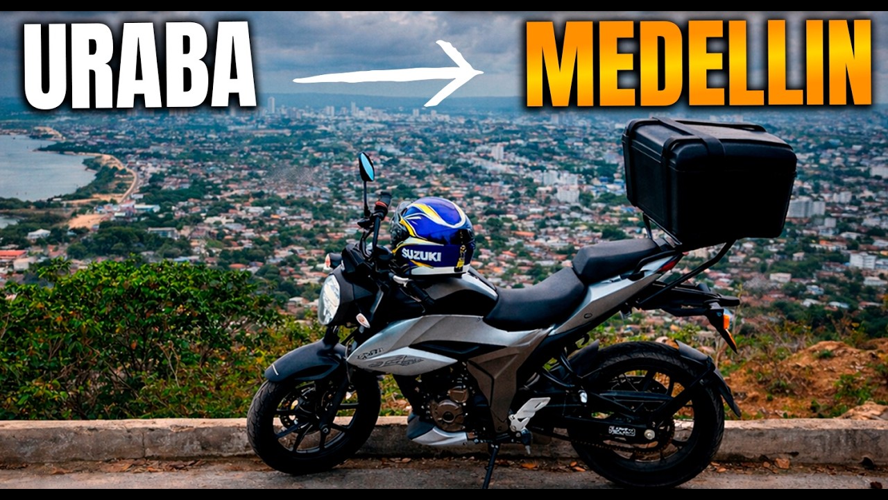 VIAJE de URABA a MEDELLIN en MOTO - Conociendo la NUEVA ruta!