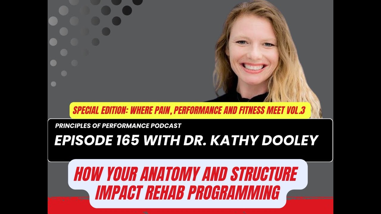 Podcast 165  - How Your Anatomy and Structure Impacts Rehab Programming with Dr.  Kathy Dooley