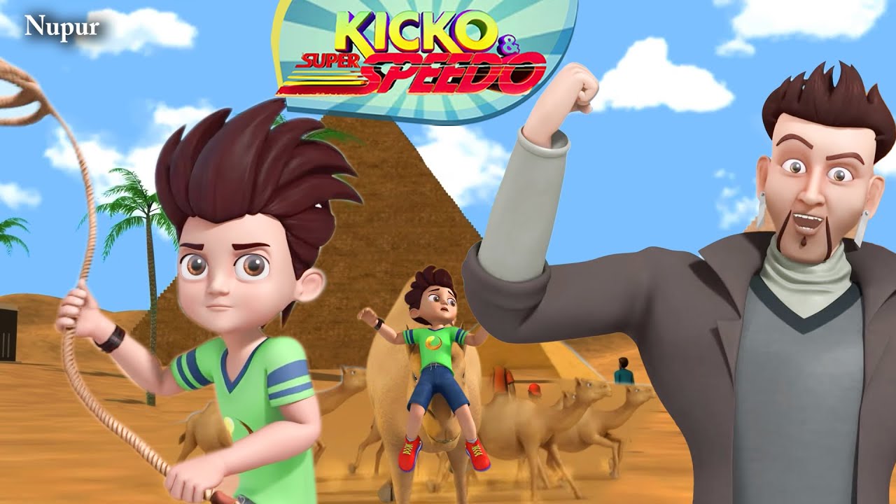 Kicko Desert Safari Camel Attack | Kicko And Super Speedo | Kicko Speedo Compilation | Kids Cartoon