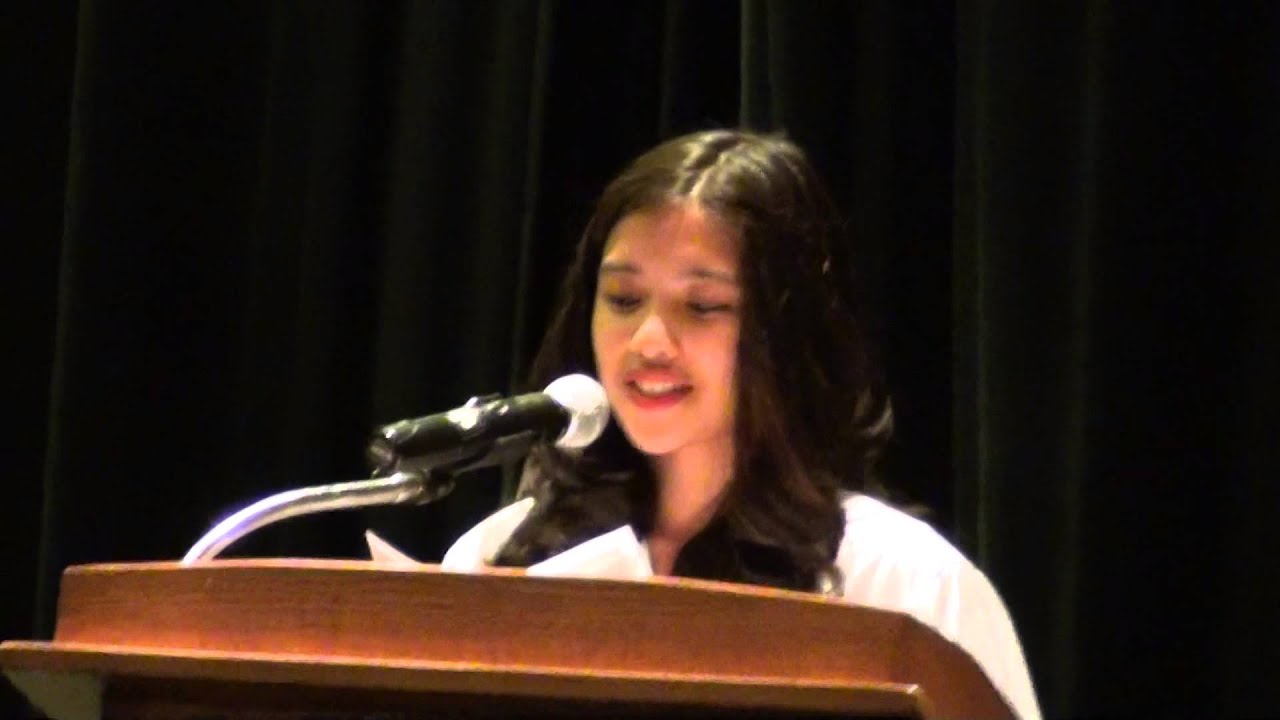 Christiana's 8th Grade Graduation Speech