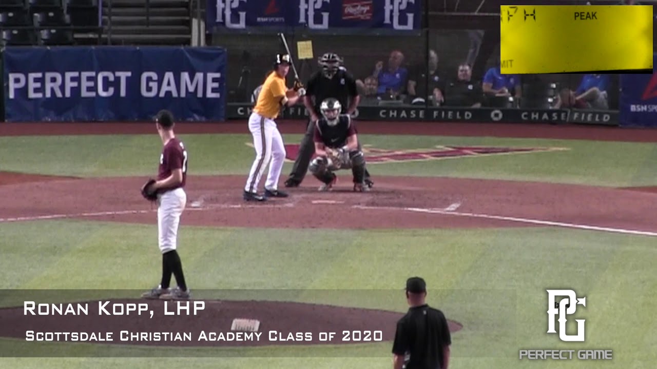 Ronan Kopp Prospect Video, LHP, SCottsdale Christian Academy Class of 2020 CF