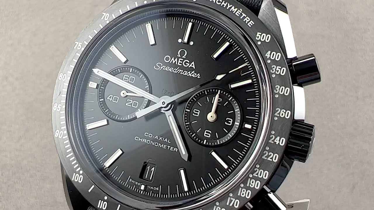 Обзор Omega Speedmaster Dark Side of the Moon «Pitch Black» 311.92.44.51.01.004 Ultimate Moonwatch
