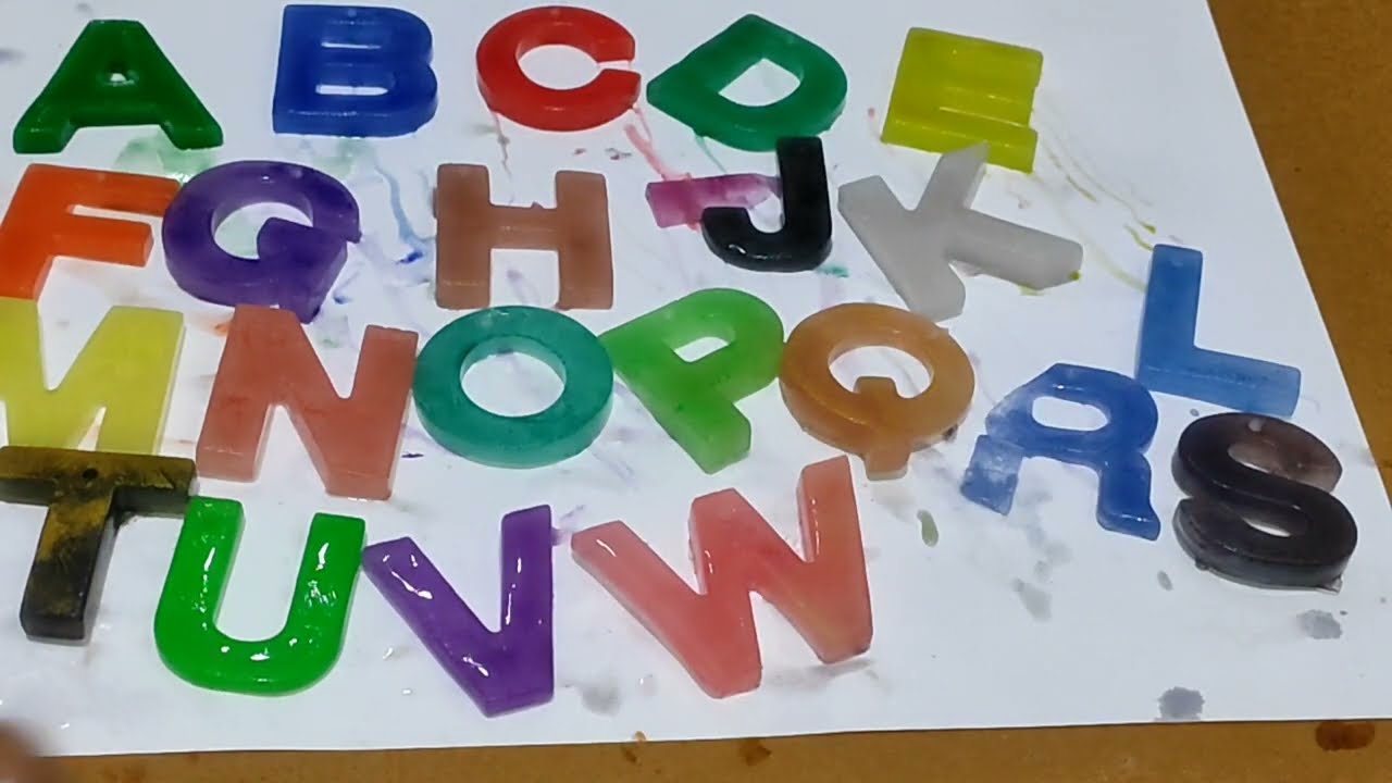 🌈 ABCD Colour Ice Cubes #abcd #abcdsong #abcdrhymesforkids 