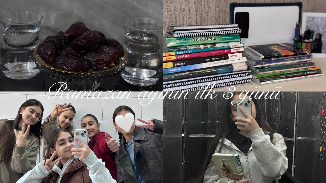 Ramazan ayının ilk 3 günü🌙🕌