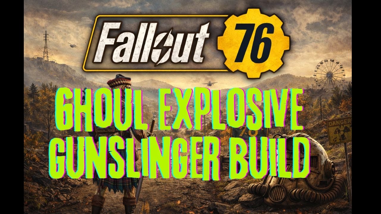 Fallout 76: Flexible Ghoul Gunslinger Build (Dom Pedro Build)
