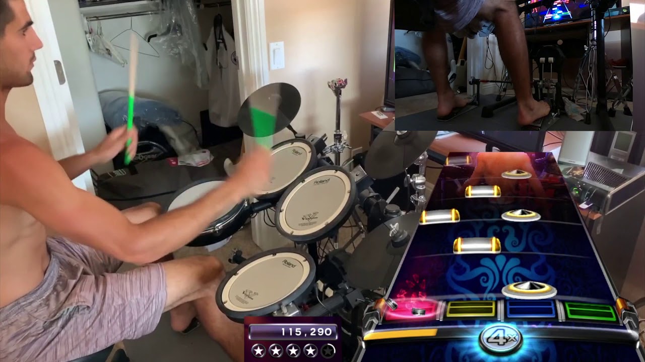 Defender by August Burns Red Rockband 3 Expert Drums Playthrough FC 5G* 100%