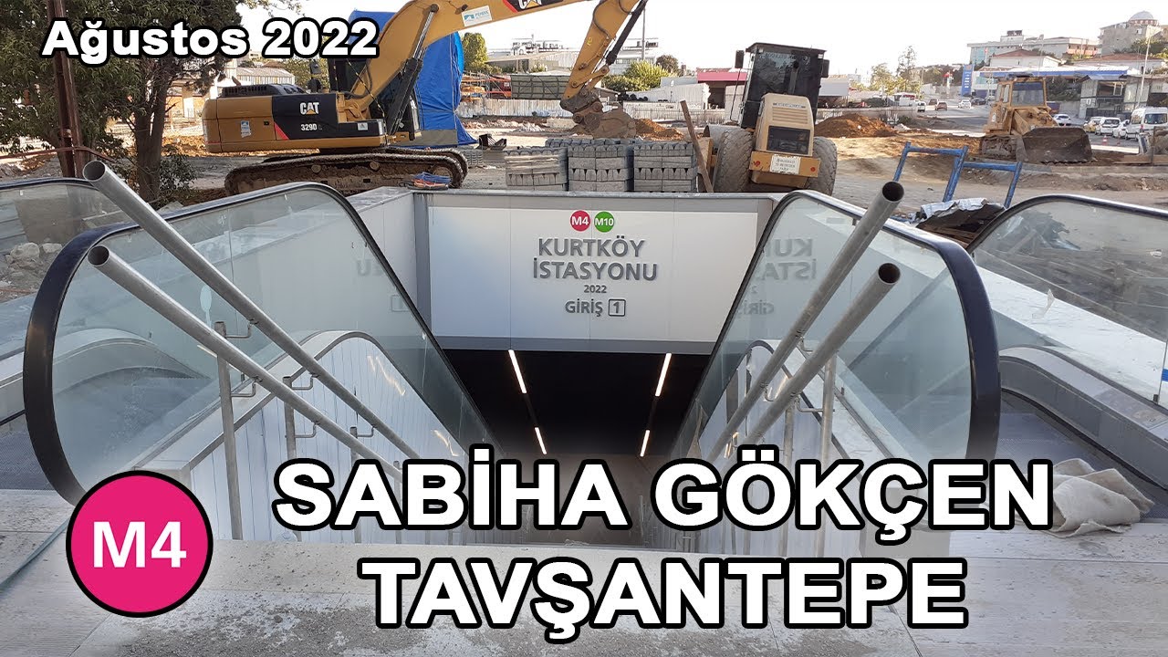 M4 Sabiha Gökçen - Tavşantepe Metro Hattı Son Durum Turu | Ağustos 2022