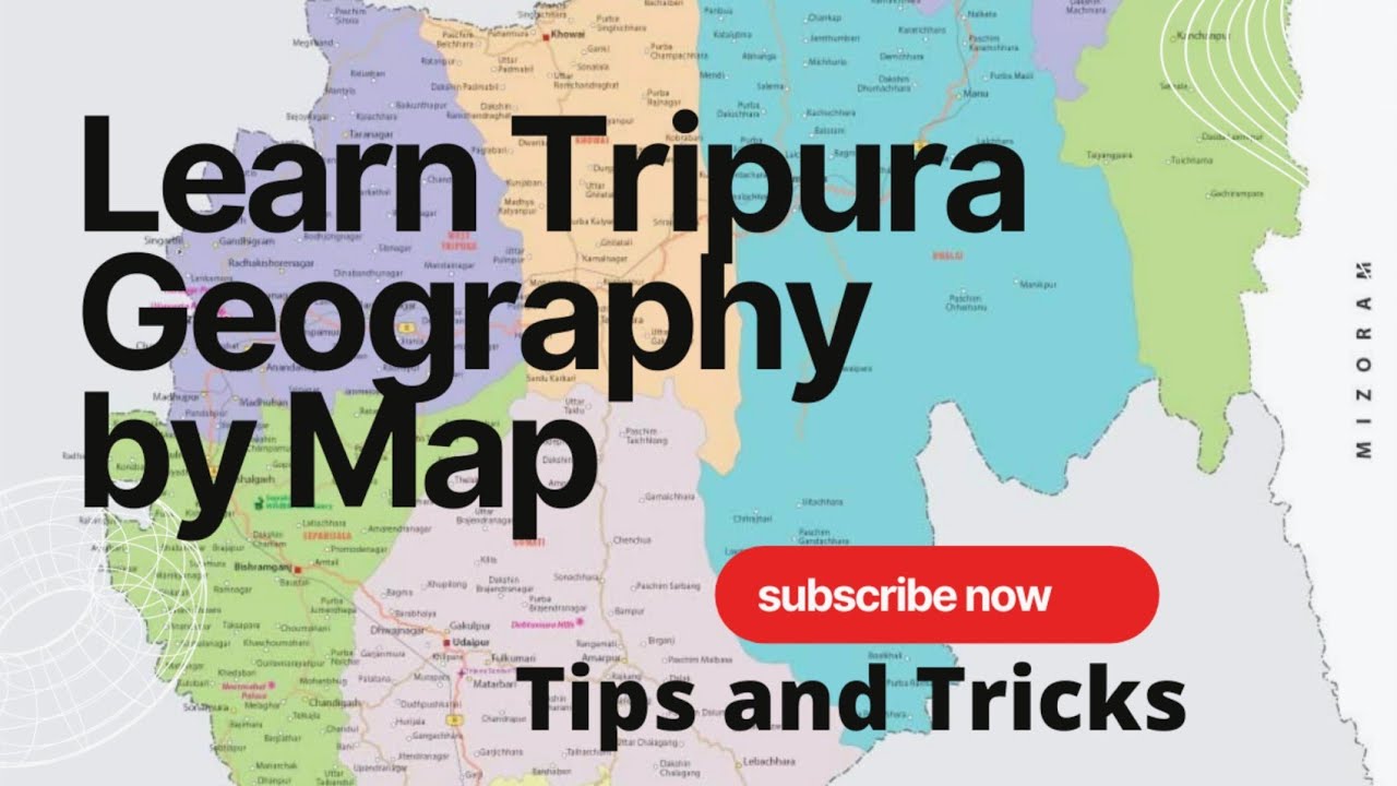 Tripura Geography Tips and Tricks || TPSC LDC Examination 2022 || #jrbt #tpsc #tripuranews