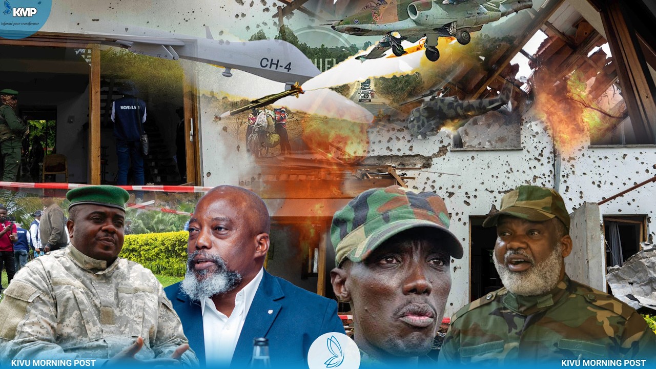 GOMA : ATTAQUE DE DRONES, MAKENGA, NANGA ET BERTRAND BISIMWA PRÉSENTÉS COMME PRINCIPALES CIBLES