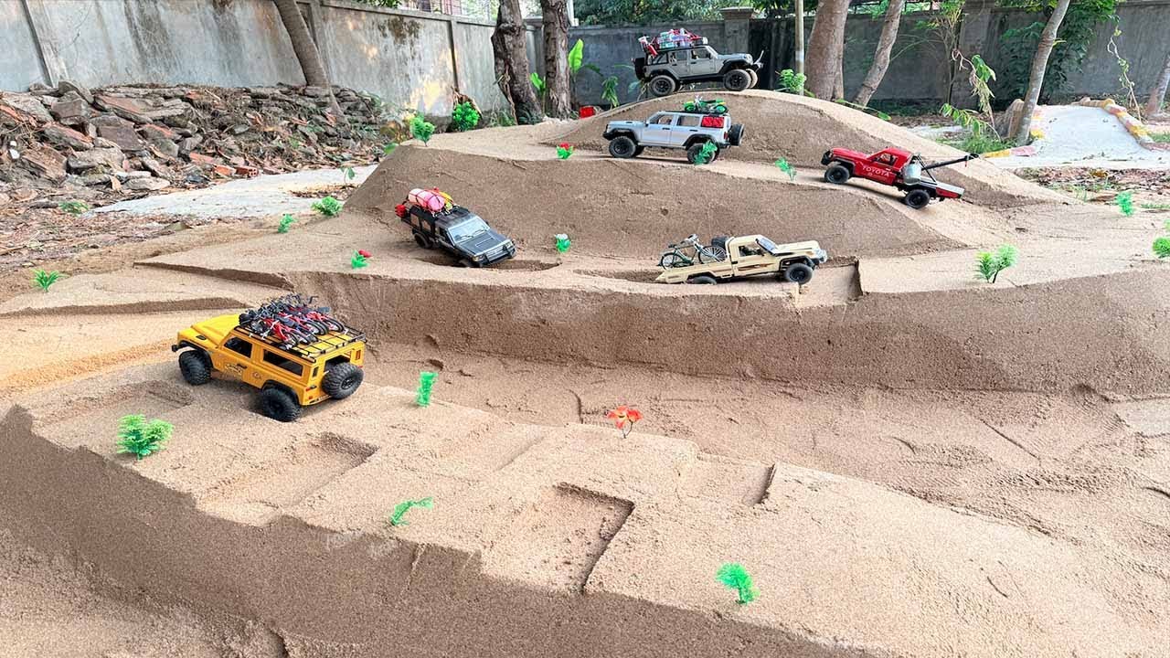 RC Trucks Tackle Brutal Hill Climb | Extreme Obstacle Simulation Test