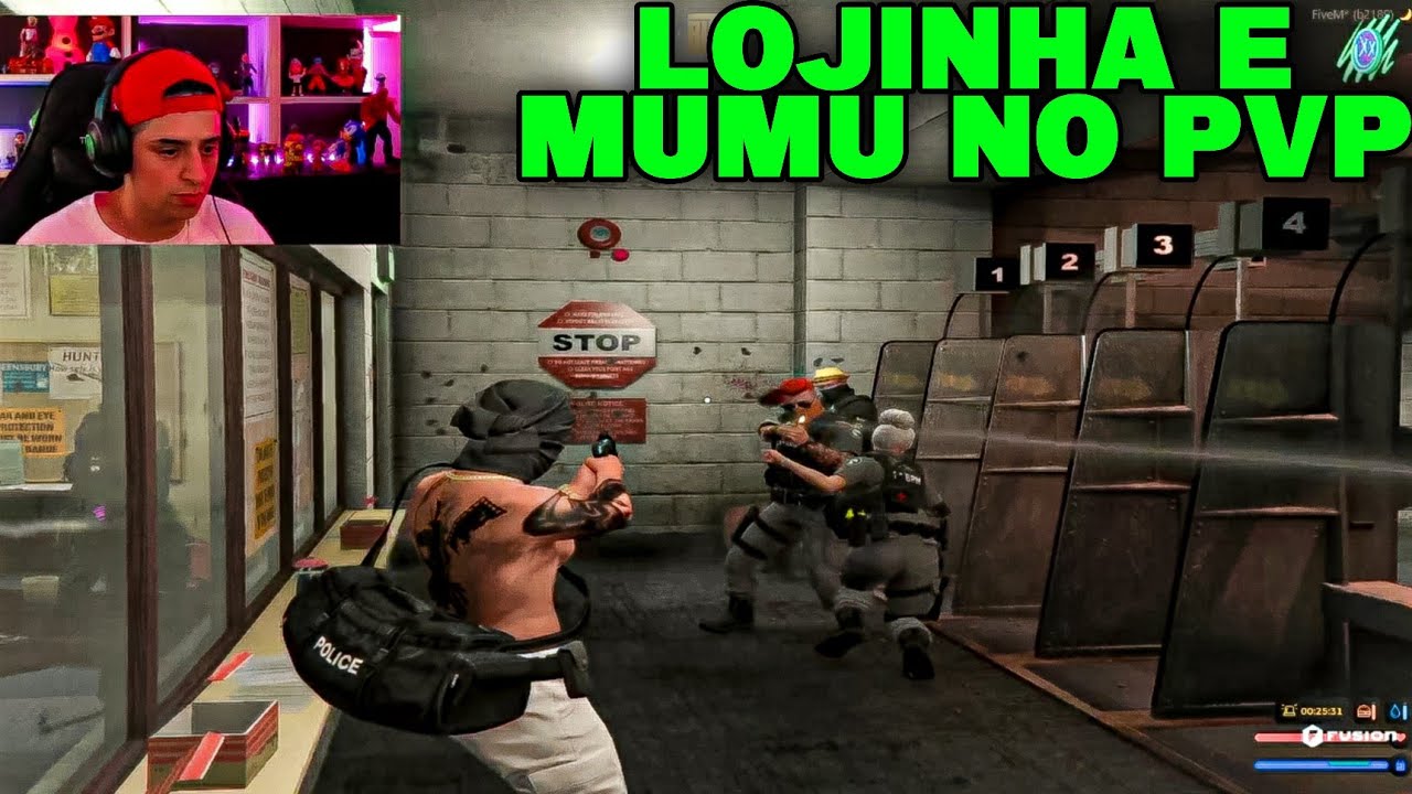 CONNOR NA LOJINHA E AMMU NATION COM JAMAICA NO PVP CONTRA A POLICIA - GTA RP