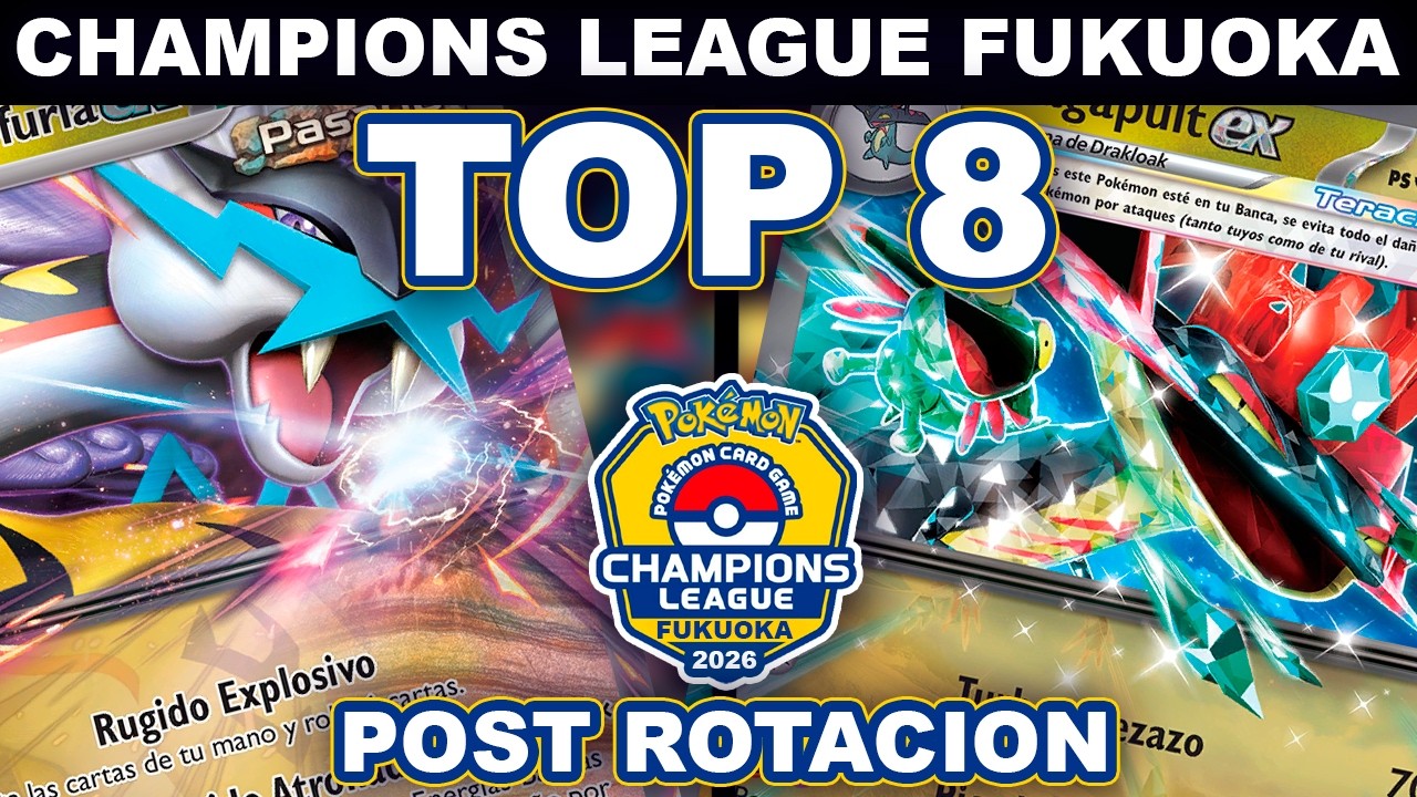COMBATE POST ROTACION DRAGAPULT vs RAGING BOLT TOP8 CHAMPIONS LEAGUE FUKUOKA 2026 en español