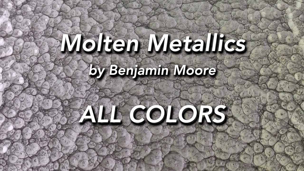 Benjamin Moore Molten Metallics - ALL COLORS - Southern Paint & Supply Co.