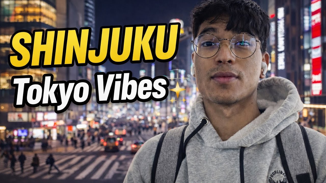 🌃 Night View at Shinjuku, Japan 🇯🇵 | Walking Tour Tokyo