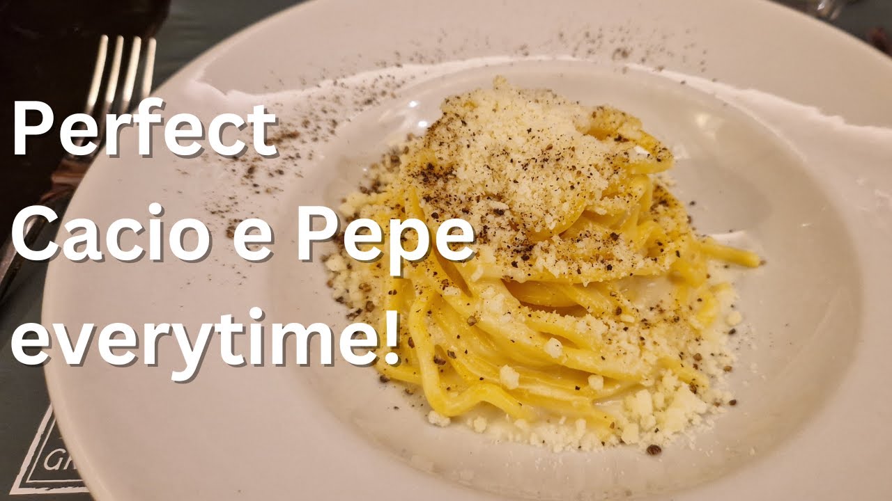 The perfect Cacio e Pepe