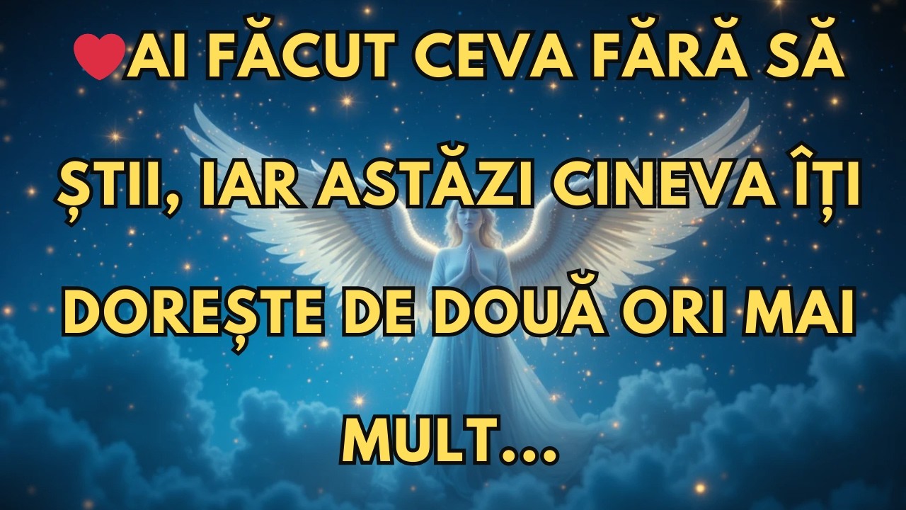 AI FĂCUT CEVA FĂRĂ SĂ ȘTII, IAR ASTĂZI CINEVA ÎȚI DOREȘTE DE DOUĂ ORI MAI MULT