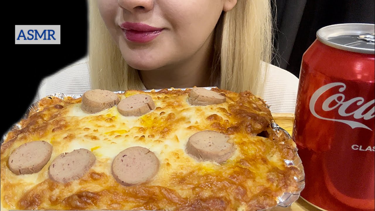 ASMR MUKBANG CHEESSY FRENCH FRIES 🍟 موکبانگ سیب زمینی با قارچ و ژامبون و پنیر