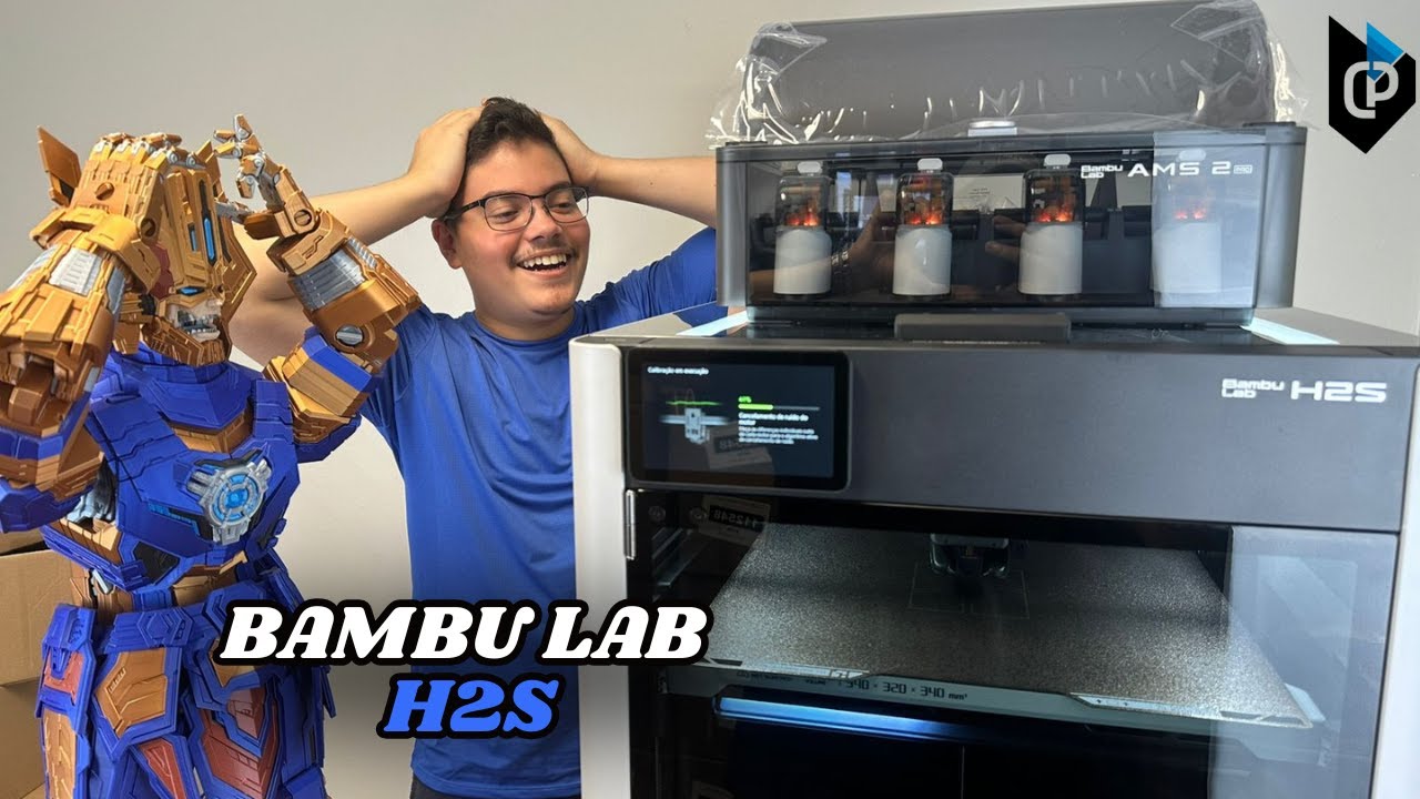 Unboxing H2S – A Nova Bambu Lab Chegou na Central Print 3D!