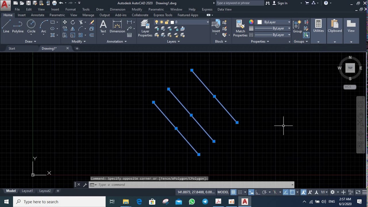 المحاضرة الخامسة /AutoCAD