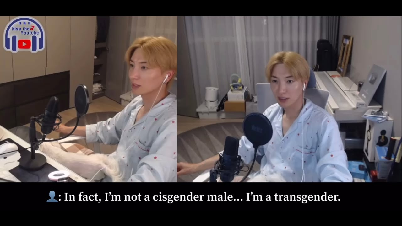 Leeteuk comfort a transgender fan.