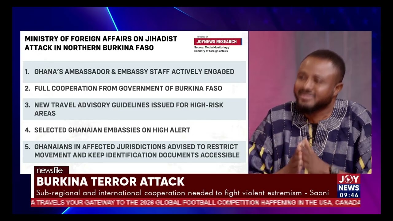 Adib Saani dismisses claims that Ghanaians were attacked and there's sufficient evidence to prove it