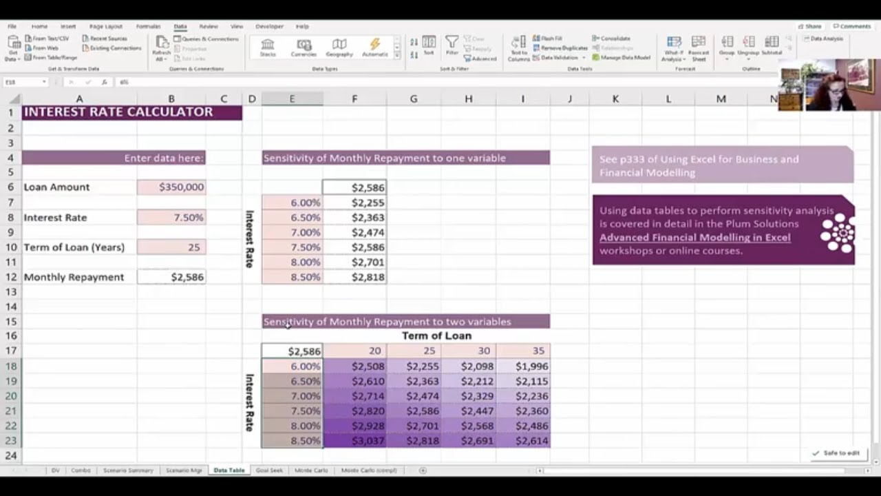 Scenario Modelling in Excel Mini-Masterclass (Includes Monte Carlo Simulation)