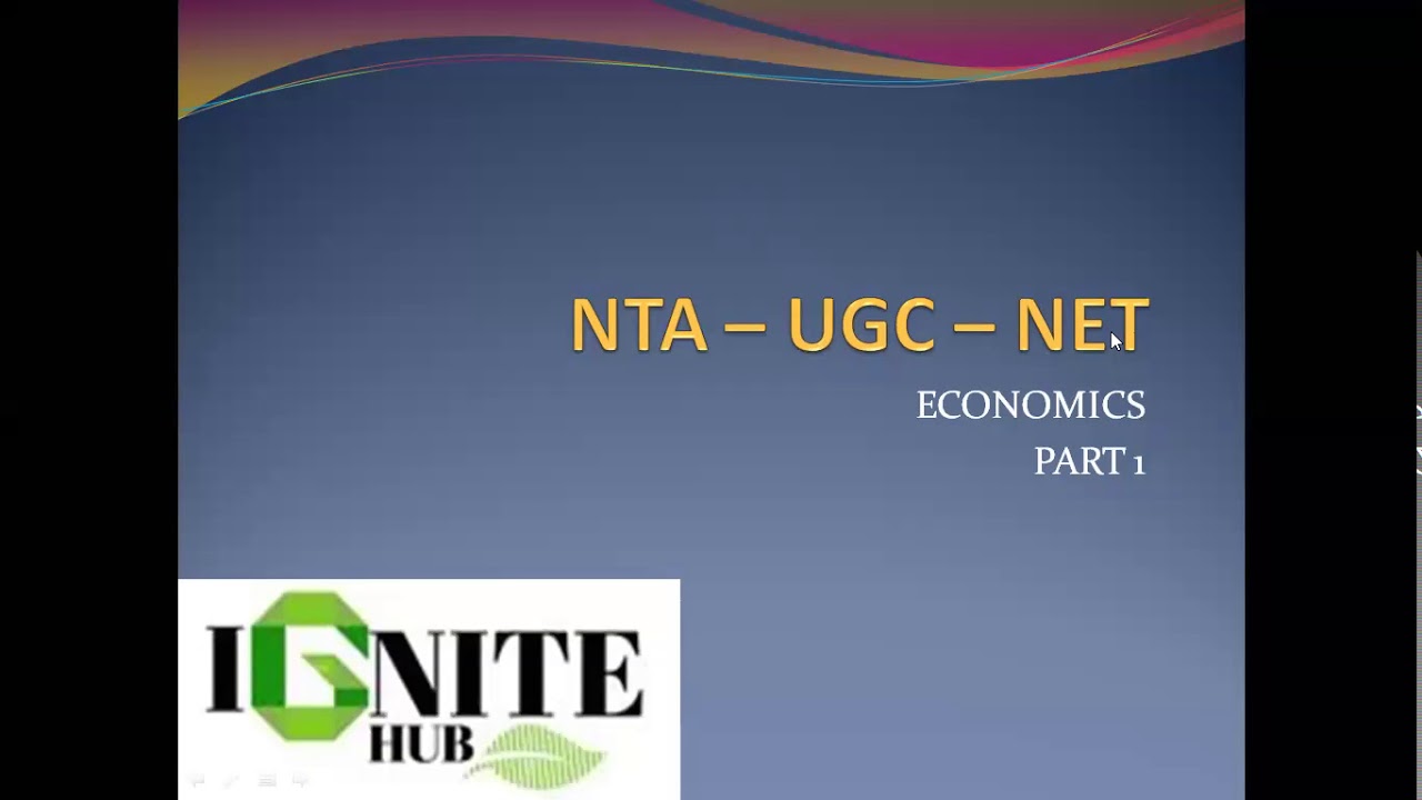 #UgcNet2020 introduction of economics
