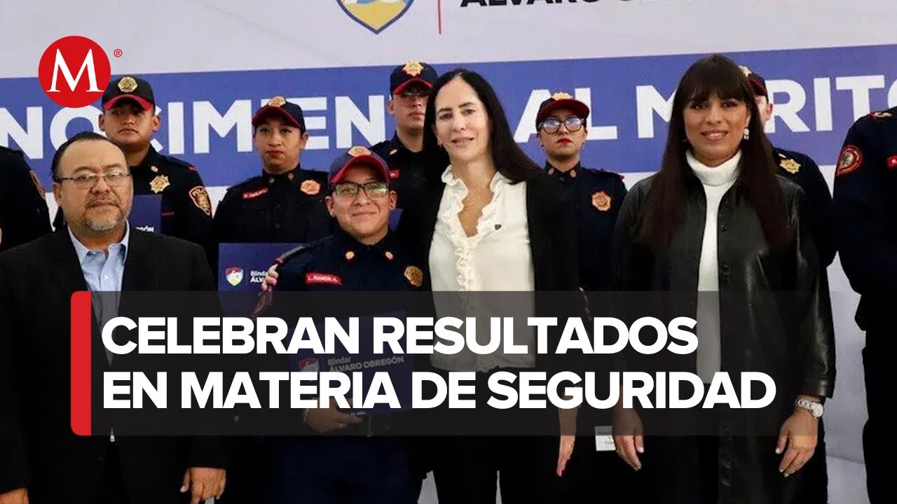 Séptima entrega al mérito policial a elementos de “Blindar Álvaro Obregón” en Ciudad de México