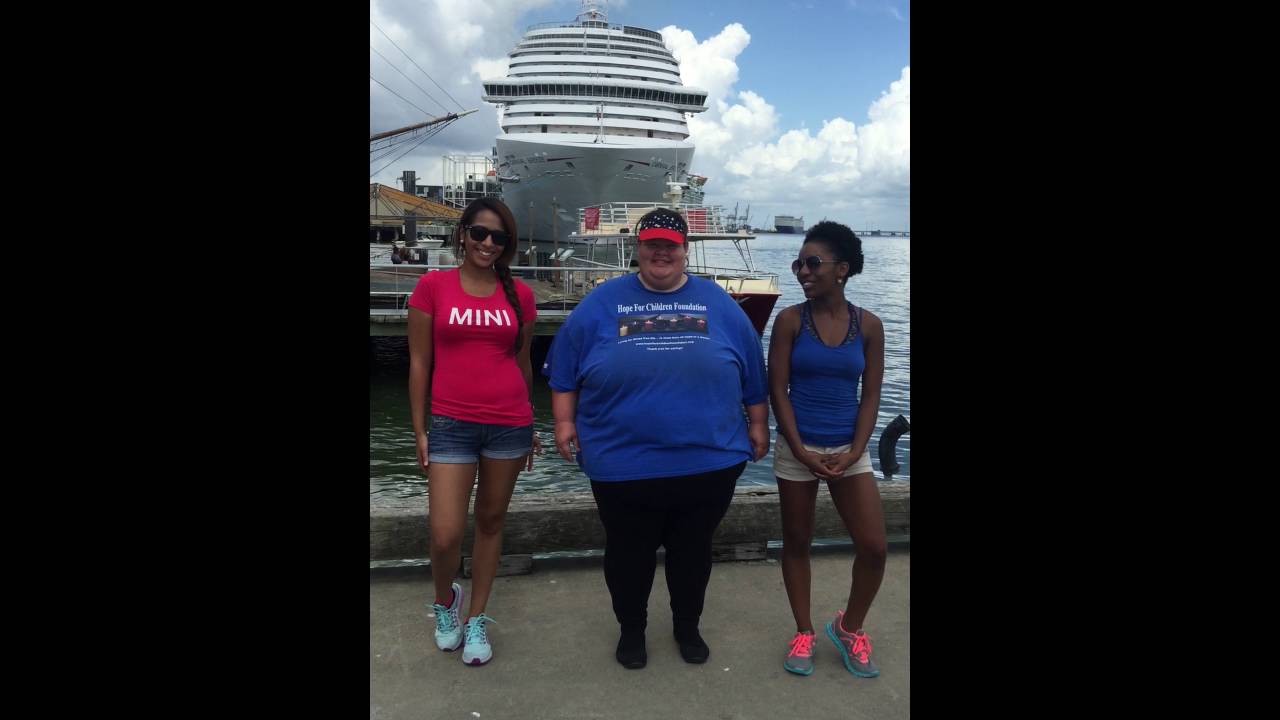 Hope For Children Foundation expressing support for children in Galveston, Texas